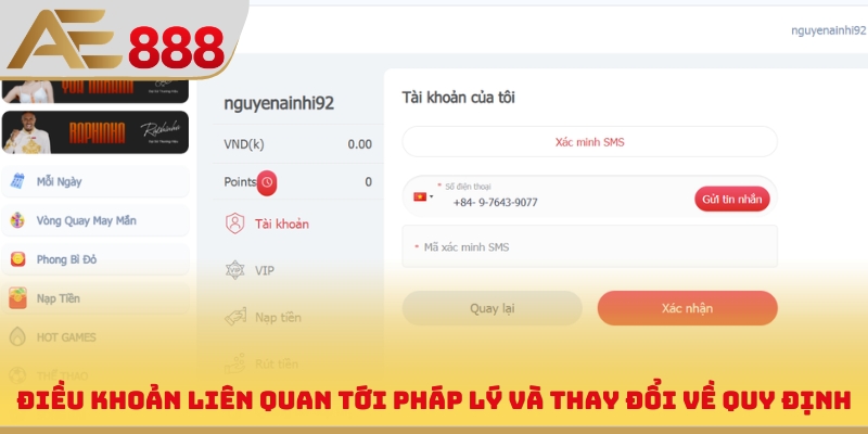 Điều Khoản Dịch Vụ AE888 | Những Quy Định Hội Viên Cần Biết - WINQUARTZ88.BIZ